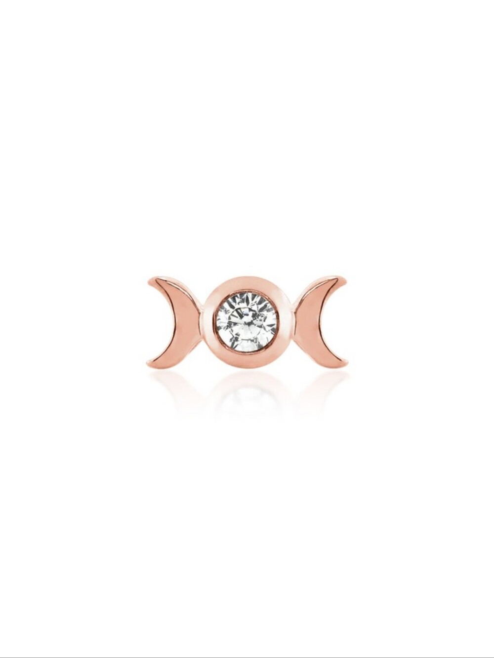 Tauriel Threadless Rose Gold End from Junipurr